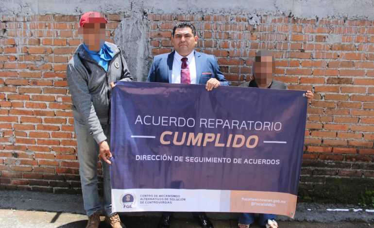 Mediante acuerdo reparatorio, CMASC logra restitución de inmueble a víctima de despojo