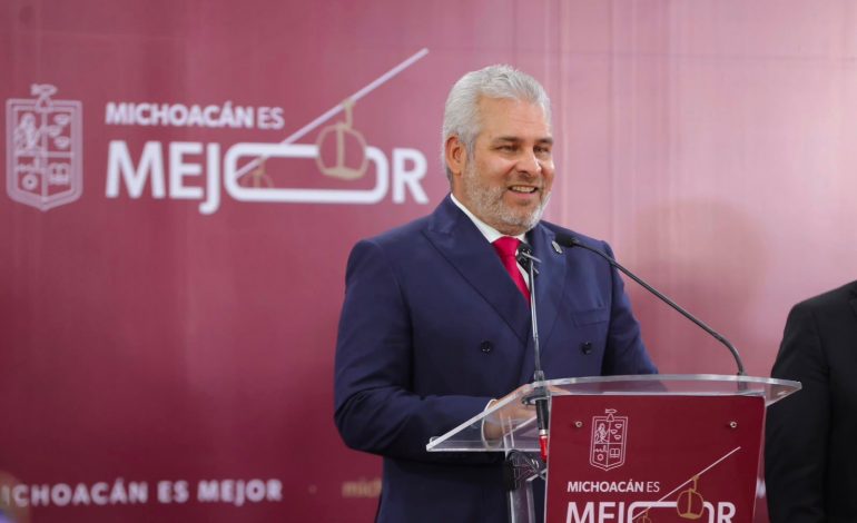 Ahorra Michoacán 42 mdp tras reestructuración en materia de transparencia: Bedolla