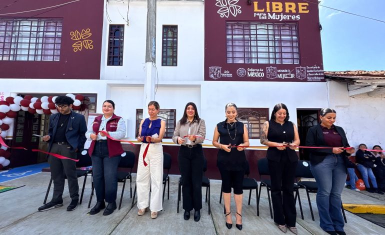 Más apoyos y espacios seguros para las mujeres de Ario con nuevo Centro LIBRE
