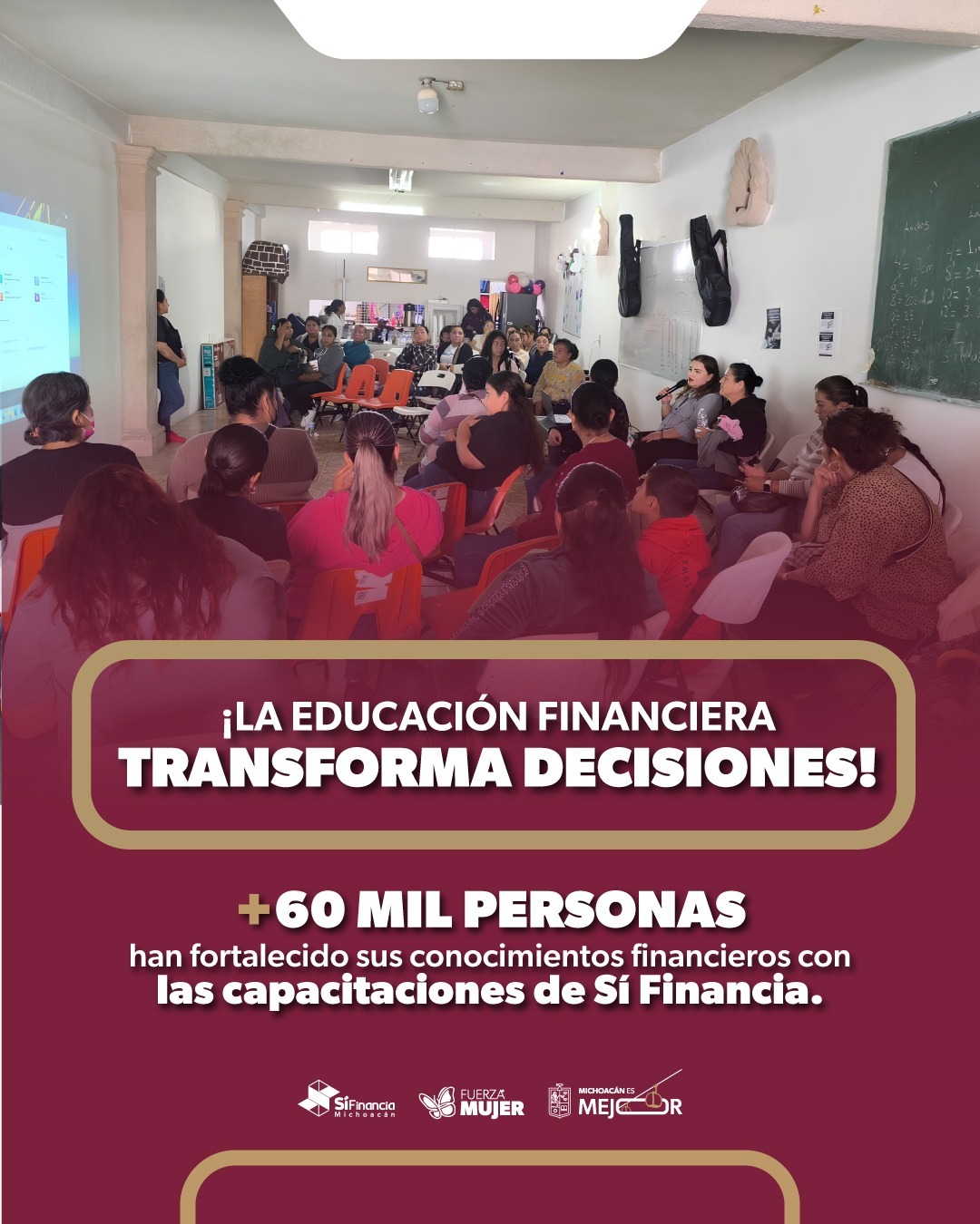 Sí Financia ha profesionalizado a más de 60 mil personas durante la actual administración