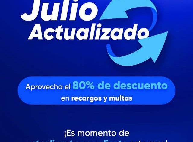 Ooapas invita a aprovechar los últimos días del programa “Julio Actualizado”