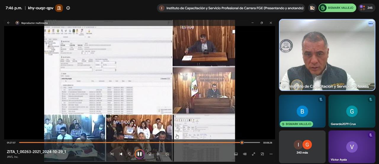 Consolida FGE formación del personal en procesamiento del lugar de los hechos