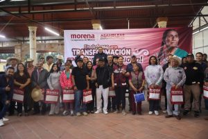 En Tarímbaro, Celeste Ascencio refrenda la importancia de mantener viva la esencia de Morena