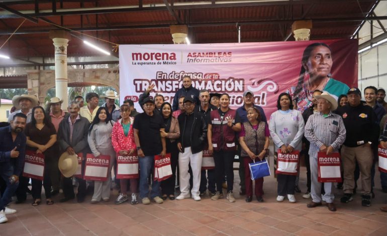 En Tarímbaro, Celeste Ascencio refrenda la importancia de mantener viva la esencia de Morena