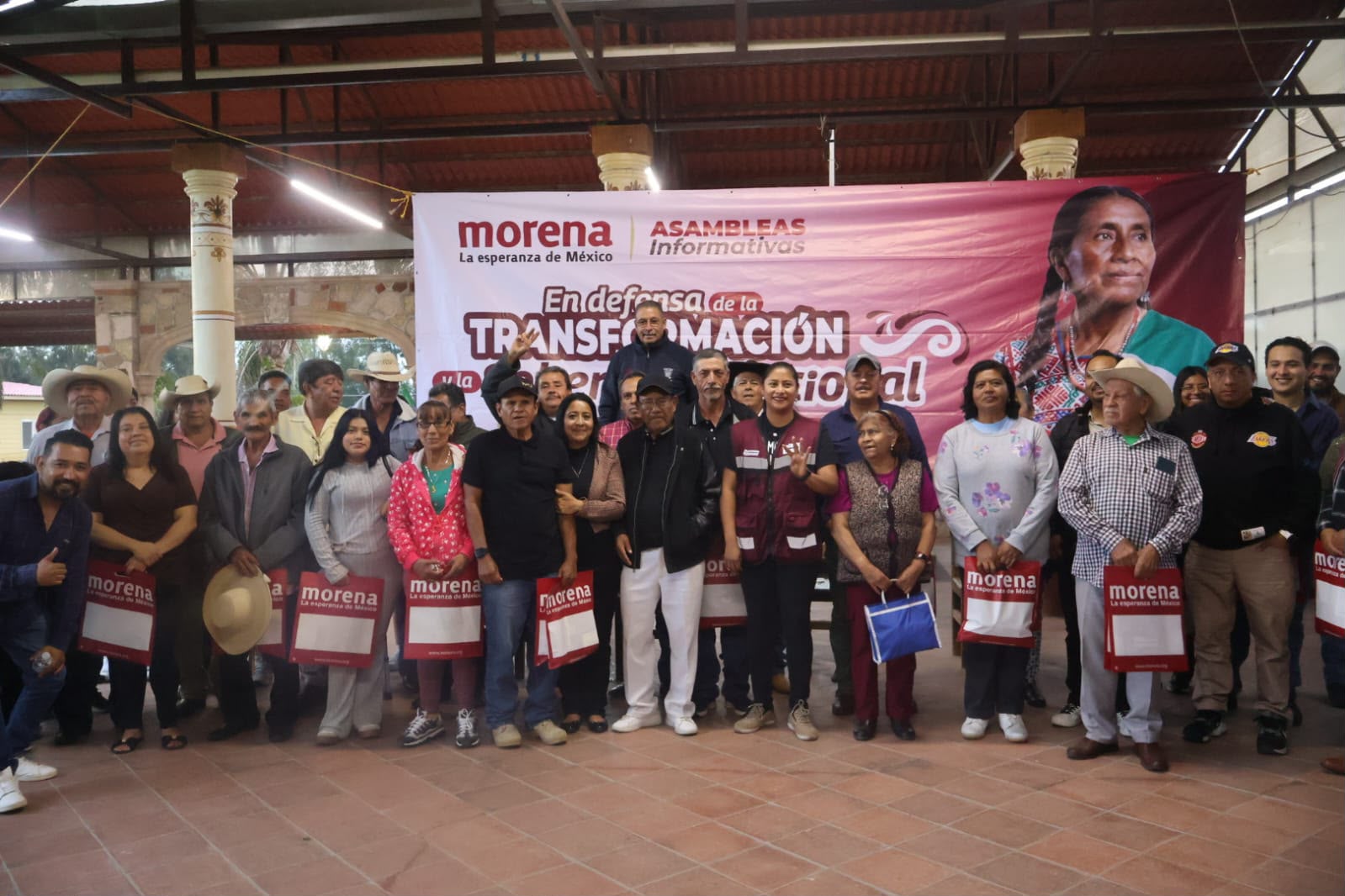En Tarímbaro, Celeste Ascencio refrenda la importancia de mantener viva la esencia de Morena