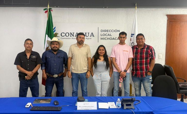 Conagua Michoacán garantiza acceso al agua potable para Jesús del Monte