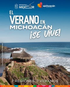 Michoacán proyecta recibir a más de 1.5 millones de turistas durante vacaciones de verano.