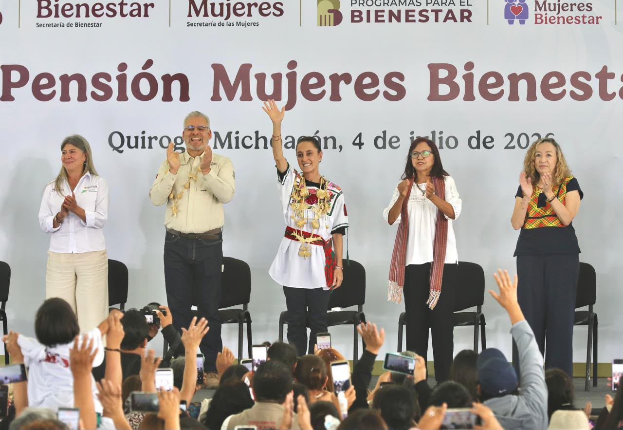 Apoyo histórico para las michoacanas; 146 mil reciben la Pensión Mujeres Bienestar: Bedolla.