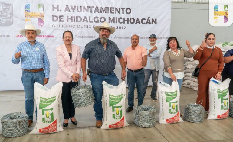 Jeovana Alcántar Impulsa al Campo en Ciudad Hidalgo con Entrega de Semilla Certificada