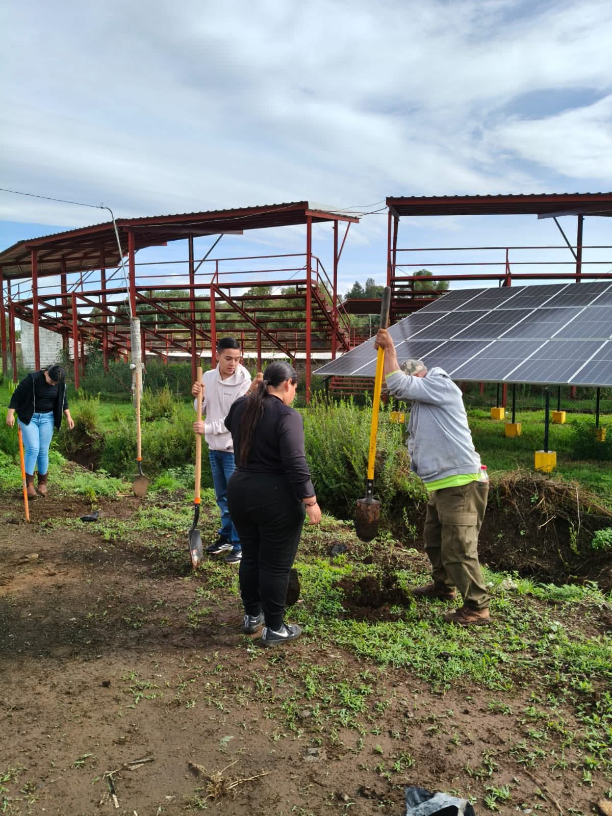 Estudiantes del Cecytem se suman a jornada de reforestación en Purépero.