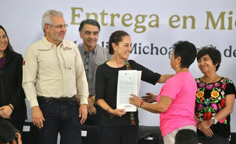 Novena visita de Sheinbaum consolida el Plan Michoacán por la Paz y la Justicia: Bedolla