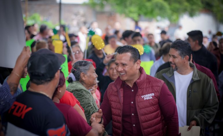 Torres Piña llama a Huandacareo a defender la soberanía y cerrar paso a la derecha y su política de privilegios