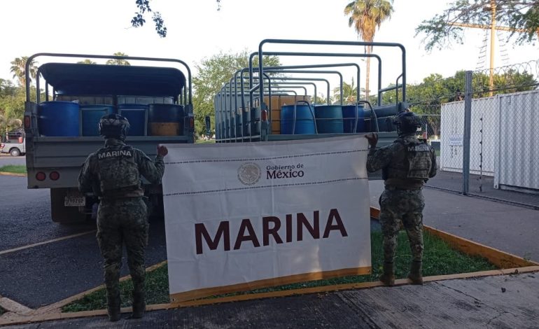 Golpe al huachicol en Arteaga: Aseguran casi 8 mil litros de combustible ocultos en Las Cañas.