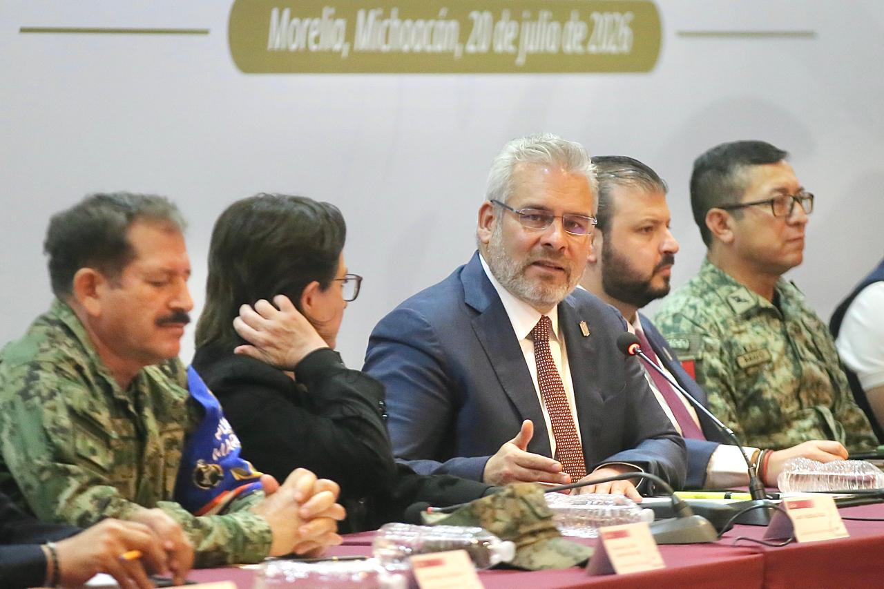 Instalan Puesto de Comando Interinstitucional en Michoacán para intensificar prevención por lluvias.