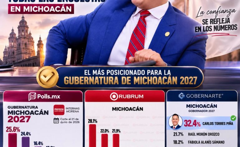 Carlos Torres Piña, el aspirante mejor posicionado en la contienda interna de Morena.