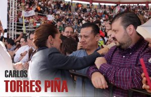Cifras avaladas por Sheinbaum y Harfuch posicionan a Carlos Torres Piña al frente en Michoacán.