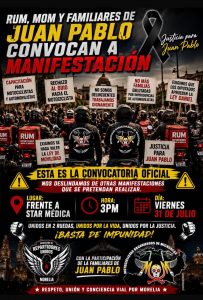 Motociclistas de Morelia convocan a manifestación para exigir justicia por Juan Pablo y promover la seguridad vial.