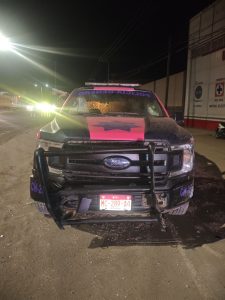 Accidente en la Av. Morelos Oriente deja cuatro elementos de la Policía de Género y un automovilista lesionados.