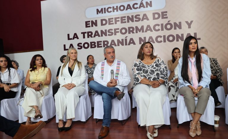 “Michoacán ha respondido muy bien a nuestro llamado de unidad”: Morón