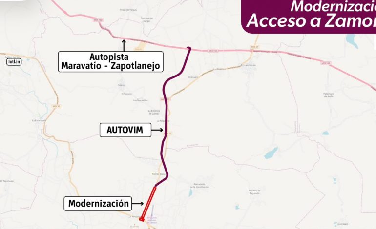 Distribuidor vial en Zamora estará listo para julio de 2027: Rogelio Zarazúa