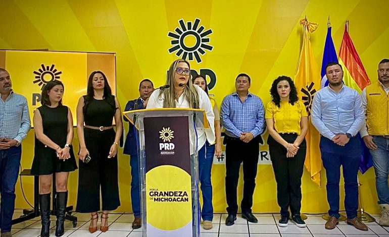 PRD Michoacán pone a la ciudadanía al centro de cualquier acuerdo rumbo a 2027: Verónica García Reyes