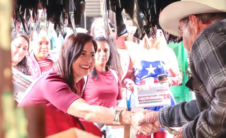 Gaby Molina lleva mensaje de la Transformación a más municipios