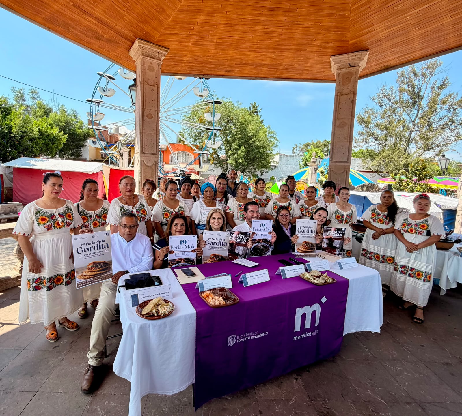 Gobierno de Morelia invita a disfrutar agosto con tres grandes ferias gastronómicas