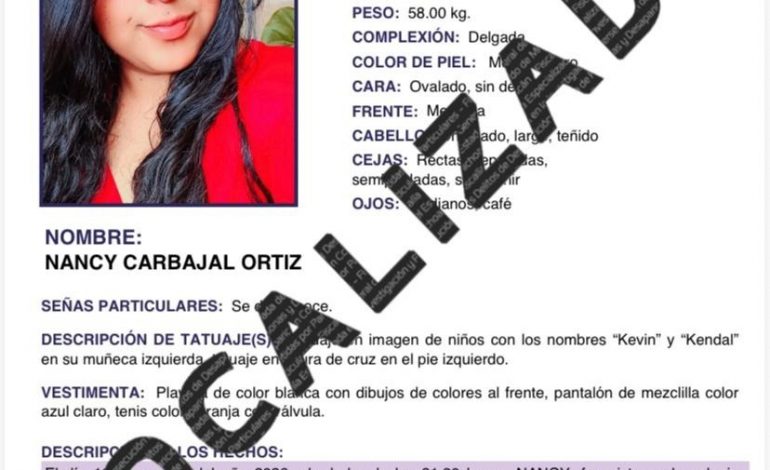 Localiza Fiscalía General a mujer reportada como desaparecida