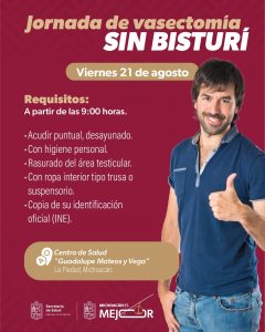 Invita SSM a jornada de vasectomía sin bisturí en La Piedad