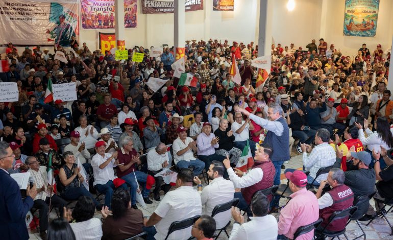 Se une el Bajío de Michoacán en apoyo a Raúl Morón y la Cuarta Transformación