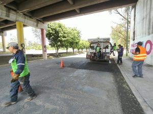 Gobierno de Morelia da mantenimiento al Periférico en zona de Terminal de Autobuses