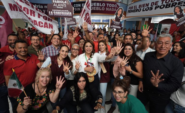 Fabiola Alanís fortalece la articulación territorial de Morena en Michoacán