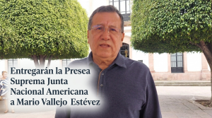 Entregarán la Presea Suprema Junta Nacional Americana a Mario Vallejo Estévez.