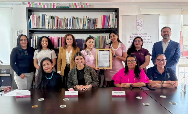 Seimujer obtiene certificación como Espacio Libre de Violencia de Género