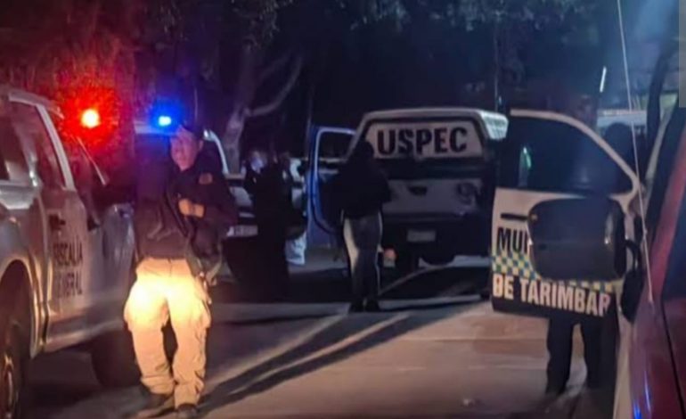 Doble homicidio en Tarímbaro: atacan a tiros a dos hombres en la vía pública