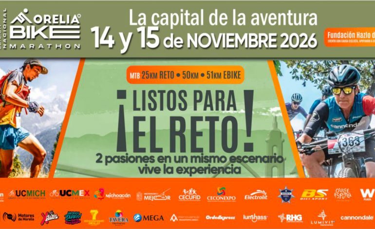 Morelia Bike Marathon reunirá deporte, naturaleza y turismo en Morelia
