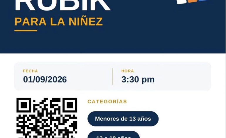 Sipinna invita al torneo de cubo rubik para la niñez de Morelia