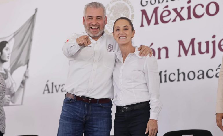 Agradece Bedolla a Sheinbaum por el apoyo para restablecer al 100% la exportación de aguacate