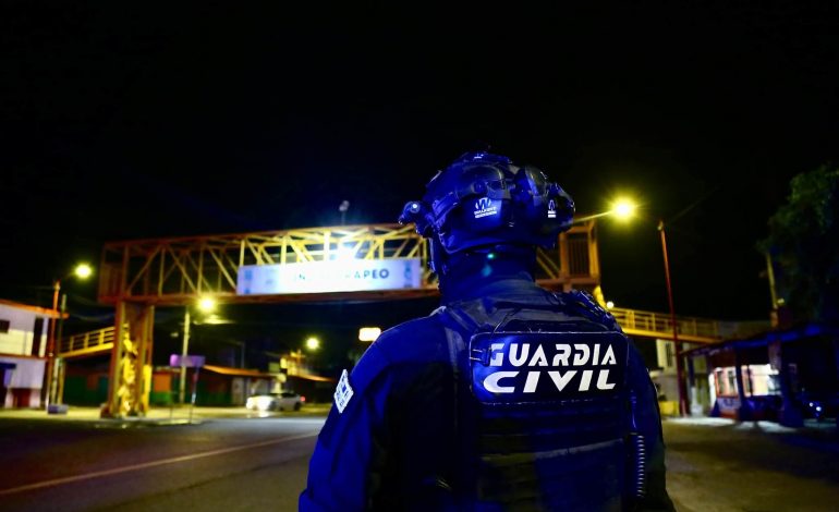 Elementos de la Guardia Civil reforzaron su presencia en los municipios de Charo, Indaparapeo y Queréndaro