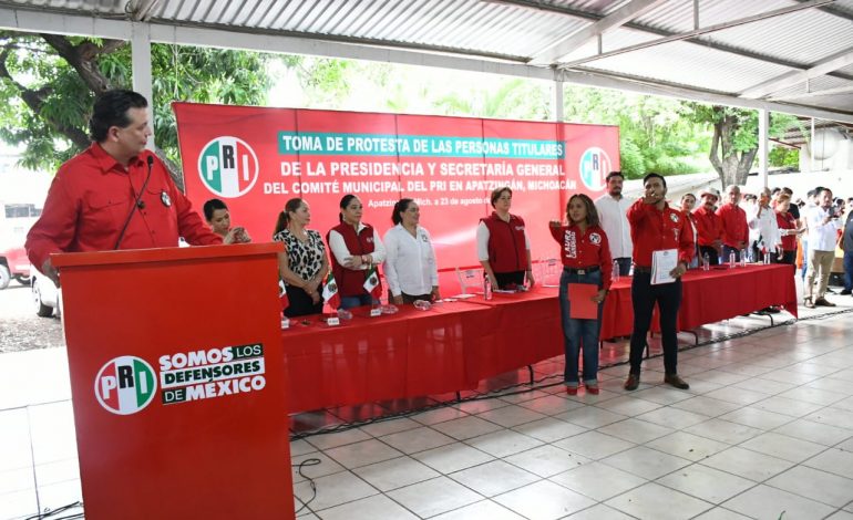 PRI Apatzingán se encamina para recuperar la Presidencia Municipal: Memo Valencia