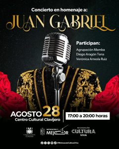 Habrá homenaje a Juan Gabriel con música en vivo y karaoke en el Clavijero