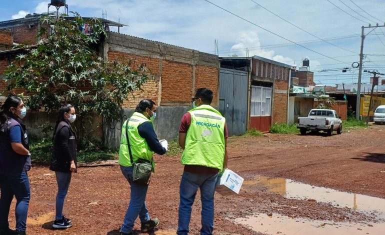 Despliega SSM brigada sanitaria en Pátzcuaro para prevenir riesgos de salud tras lluvias