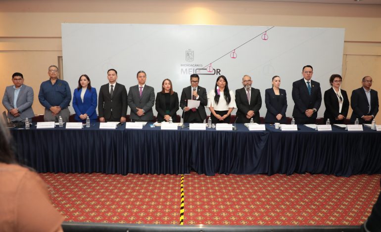 Participa Fiscalía General en la instalación del Subsistema de Transparencia de Michoacán
