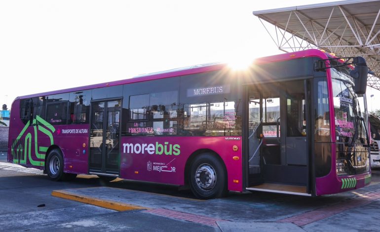 De Cuto de la Esperanza al Obelisco en 30 minutos; el Morebús cambiará la forma en que se viaja en Morelia