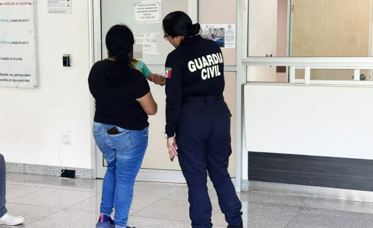 Guardia Civil brinda apoyo inmediato a infante que ingirió cloro