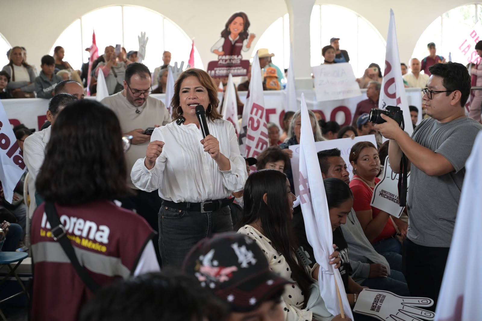 La Transformación tiene rumbo y Michoacán tiene que acompañarlo: Fabiola Alanís
