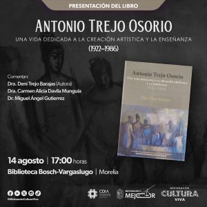Secum invita a la presentación del libro sobre el pintor y grabador Antonio Trejo Osorio