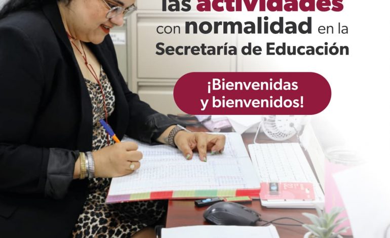 SEE retoma actividades con normalidad tras periodo vacacional