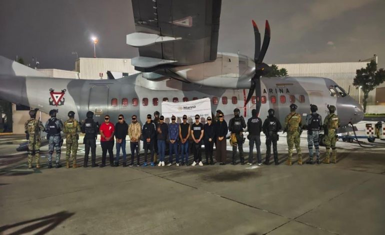 Gabinete de Seguridad detiene a 20 integrantes del CJNG en operación simultáneas en los estados de Hidalgo, Michoacán y Jalisco.