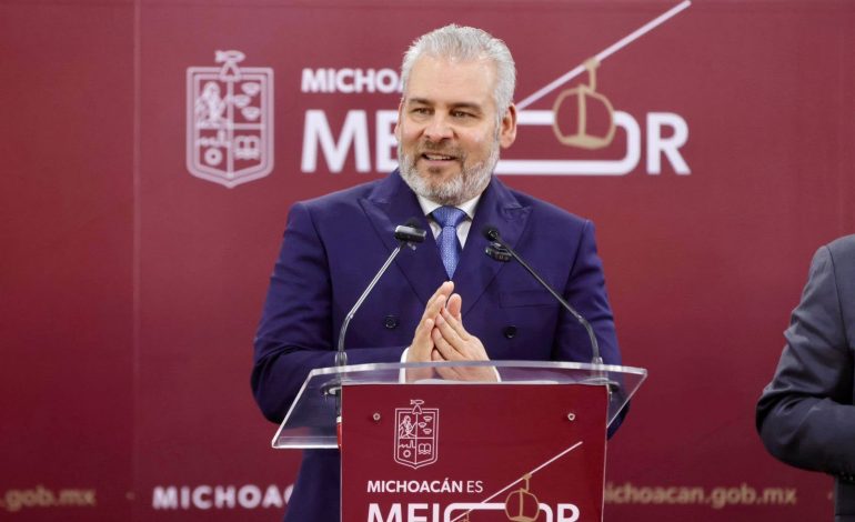 Obras del Morebús continuarán sin afectación a los árboles, ratifica Bedolla